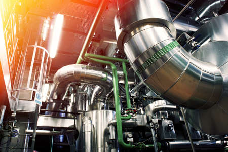 Industrial Steel pipelines and valves