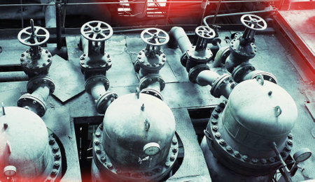 old creepy dark decaying dirty factoryの写真素材