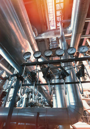 Industrial zone, Steel pipelines and equipment