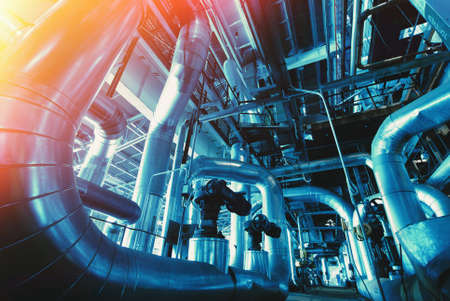 Industrial zone, Steel pipelines and equipment