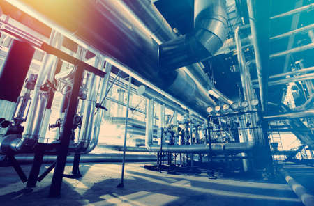 Industrial zone, Steel pipelines and cables