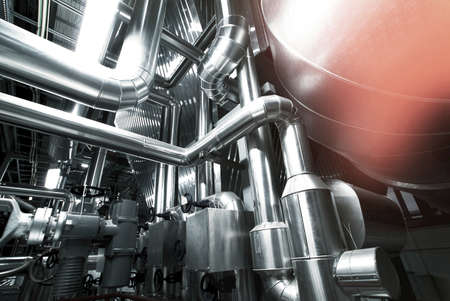 Industrial zone, Steel pipelines and equipment