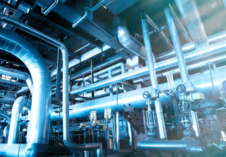 Industrial zone, Steel pipelines and equipment