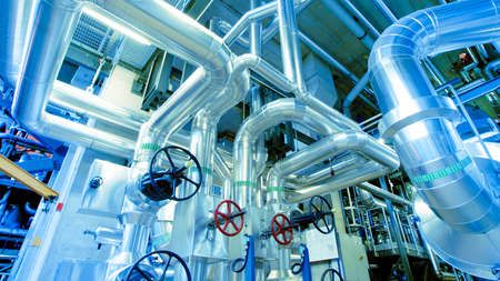 Industrial zone, Steel pipelines and equipment