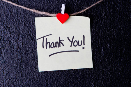thank youの写真素材
