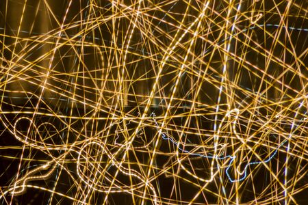 Night light brown background with gold lines