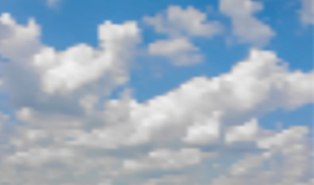 Blue sky in the clouds. Gradient mesh. Editable vector illustrationのイラスト素材
