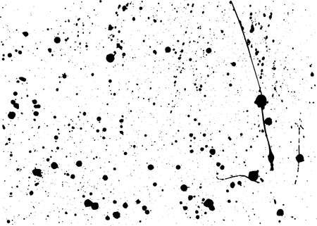 Ink spray dots, paint brush drops, background. vector illustrationのイラスト素材