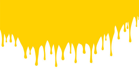 Smudges (dripping) of color ink paint, background with copy space. Vector illustrationのイラスト素材