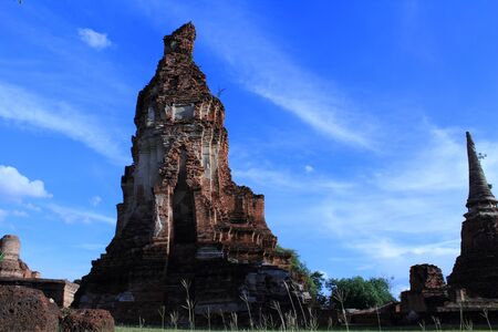 Wat mahathat of Ayutthaya,Thaiのeditorial素材