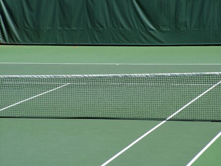View of a tennis court