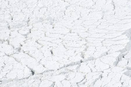 Ice and snow melting on Niaara river in winterの写真素材