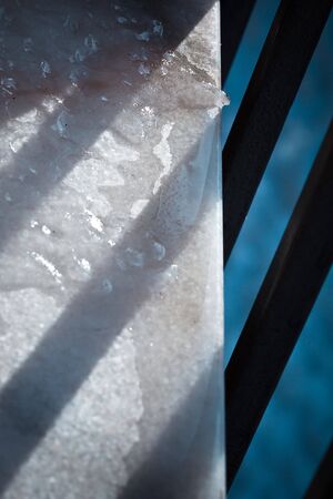 Frozen water meltの写真素材