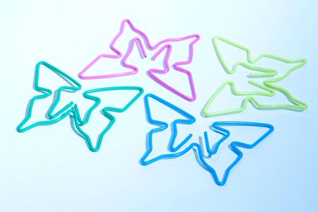 Butterfly paper clipの写真素材