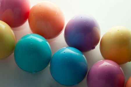 easter egg diagonal ambianceの写真素材
