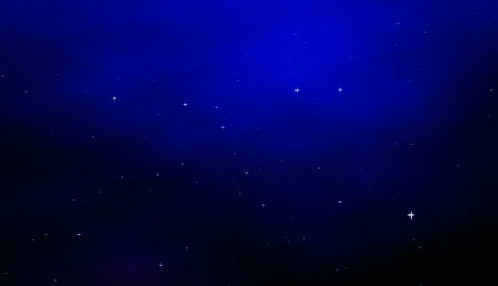 Night sky with stars sparkling on black backgroundの写真素材