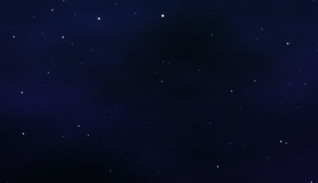 Night sky with stars sparkling on black backgroundの写真素材