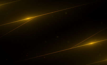 Abstract Luxurious Gold frames light in backgroundの写真素材