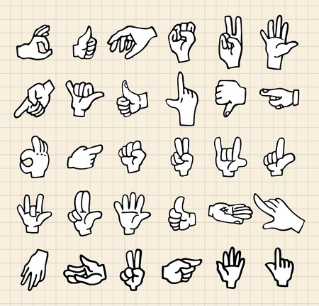 hand iconのイラスト素材