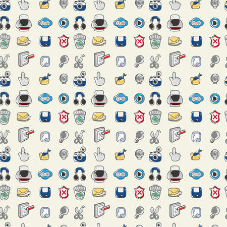 seamless web patternのイラスト素材