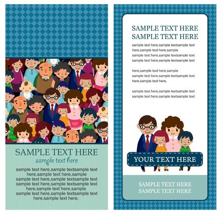 family cardのイラスト素材