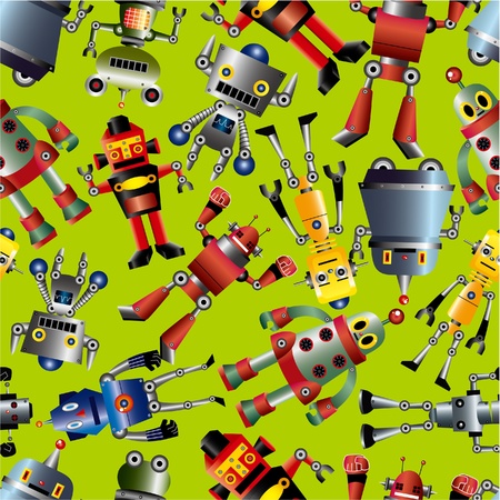 seamless robot pattern
のイラスト素材