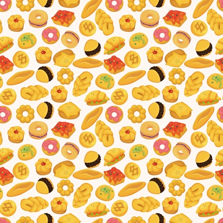 seamless bread pattern
のイラスト素材