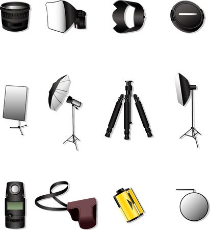Photographic equipmentのイラスト素材