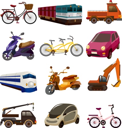set of transport iconsのイラスト素材