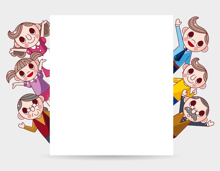 family frameのイラスト素材