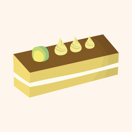 decorating cake elements vector,epsのイラスト素材