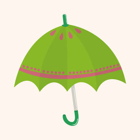 Umbrella theme elementのイラスト素材