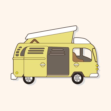 transportation car theme elements vector,epsのイラスト素材
