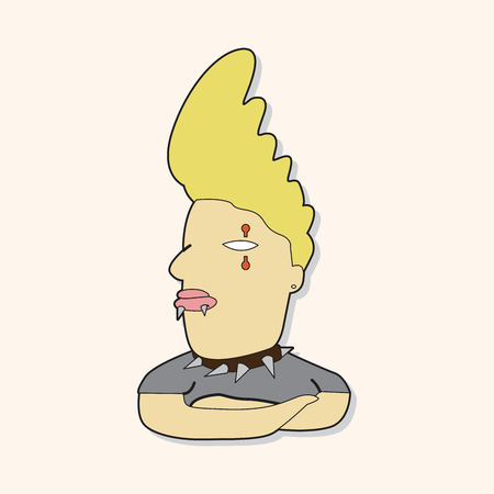 music Rockers theme elements vector,epsのイラスト素材