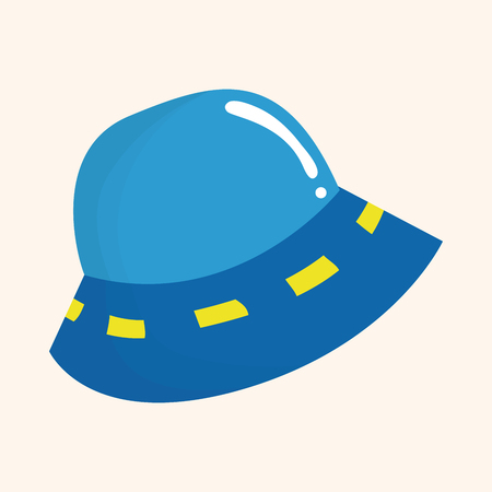 Space UFO theme elements vectorのイラスト素材