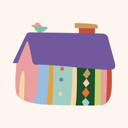 Building house theme elements,のイラスト素材