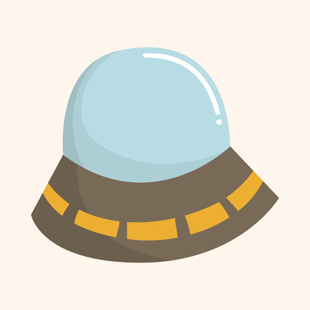 Space UFO theme elements vectorのイラスト素材