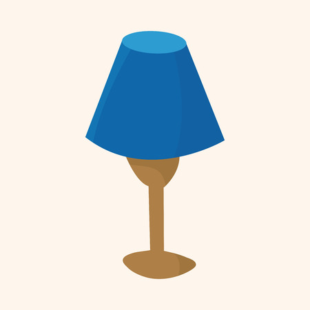 furniture theme lamp elements vector,epsのイラスト素材