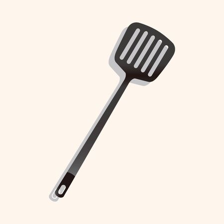 kitchenware spatula theme elements vectorのイラスト素材