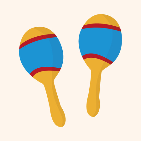 music agogo bell theme elements vectorのイラスト素材