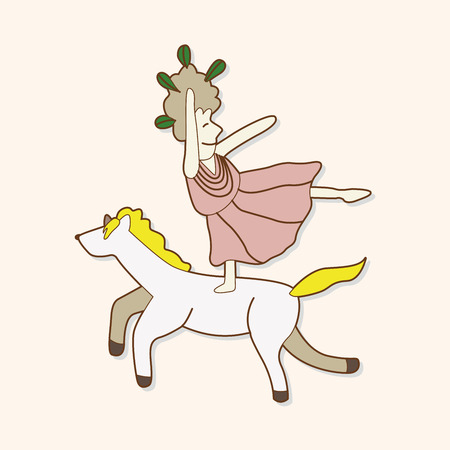 circus juggler theme elements vector,epsのイラスト素材