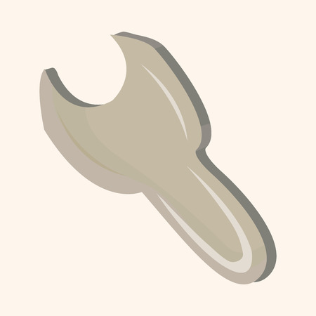 work tool wrench theme elements vectorのイラスト素材