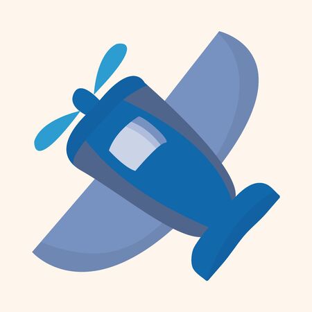 airplane theme elements vectorのイラスト素材