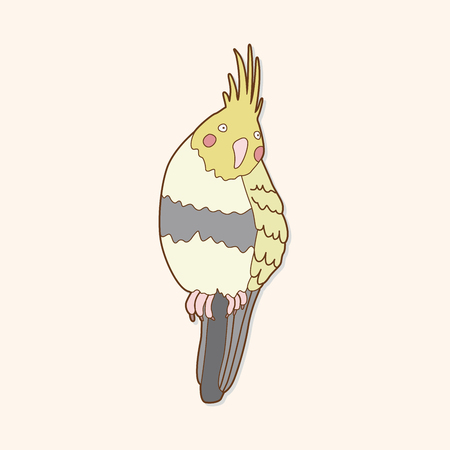 bird cartoon theme elements vector,epsのイラスト素材
