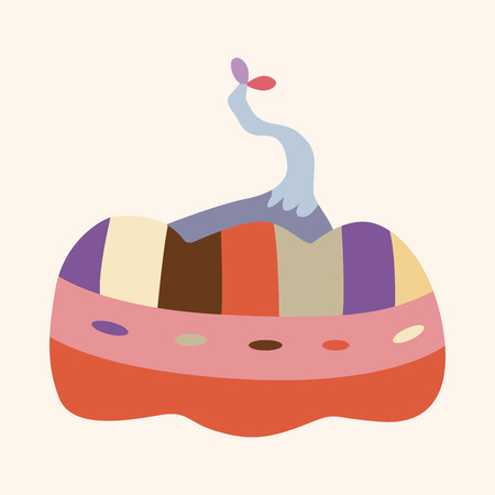 style pumpkin cartoon elements vectorのイラスト素材