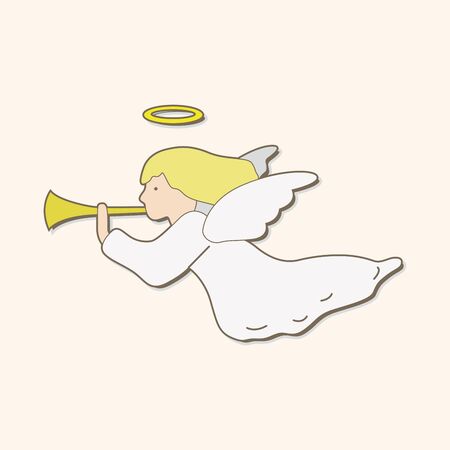 angel theme elements vectorのイラスト素材