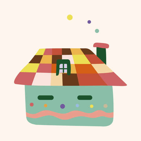 Building house theme elements,epsのイラスト素材