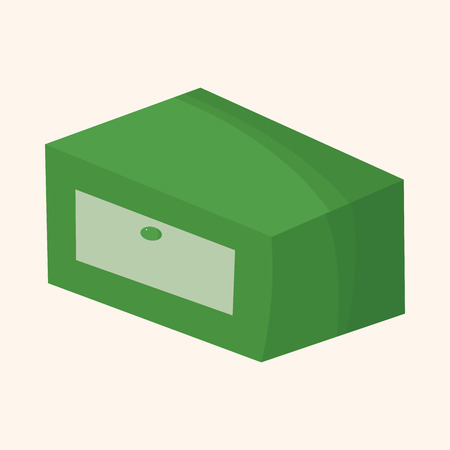 furniture theme cabinet elements vectorのイラスト素材