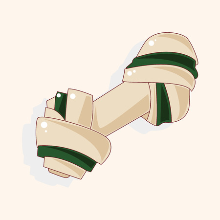 pet bone theme element vector,eps10のイラスト素材