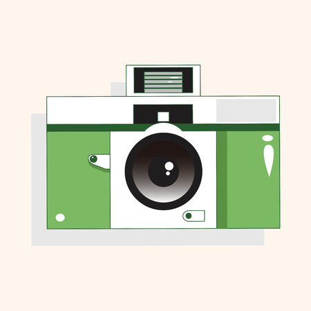 camera theme elements vector,epsのイラスト素材